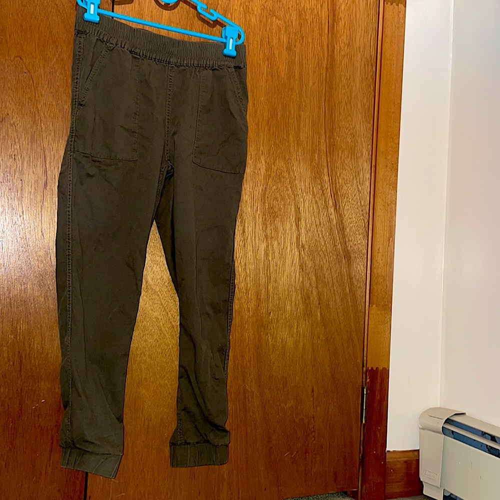 Levi’s army green joggers. Size small.